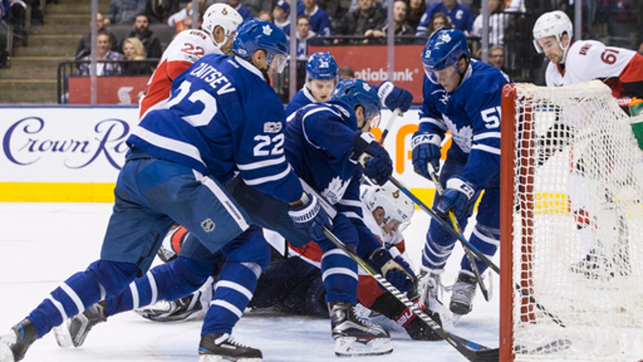 Senators rally to beat Maple Leafs 3-2 in shootout (Jan 21, 2017)